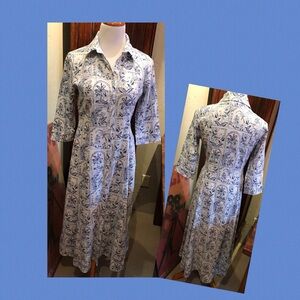 C & C California Tropical Print Dress